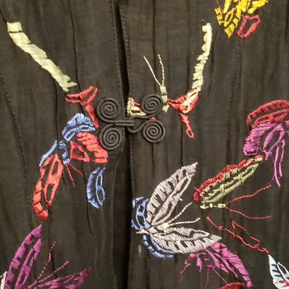Citron brand silk cardigan asian inspired, Santa Monica - Picture 2 of 8